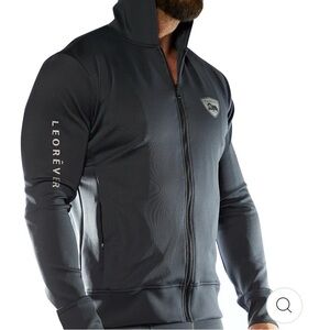 Designer LEORÊVER Monte Carlo Hooded Jacket. Made in USA  designer Jonathan Oe